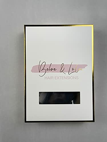 Belle & Lola Hair Extensions packaging box