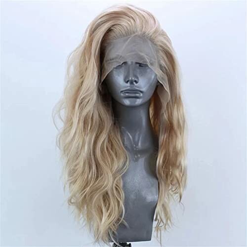 ELESTY Long Natural Curly Lace Front Wig