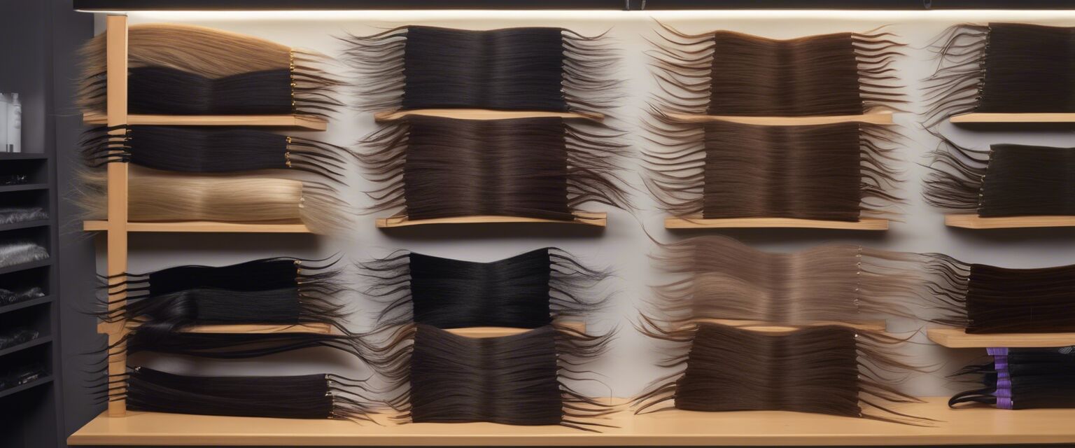 Storage of hair extensions