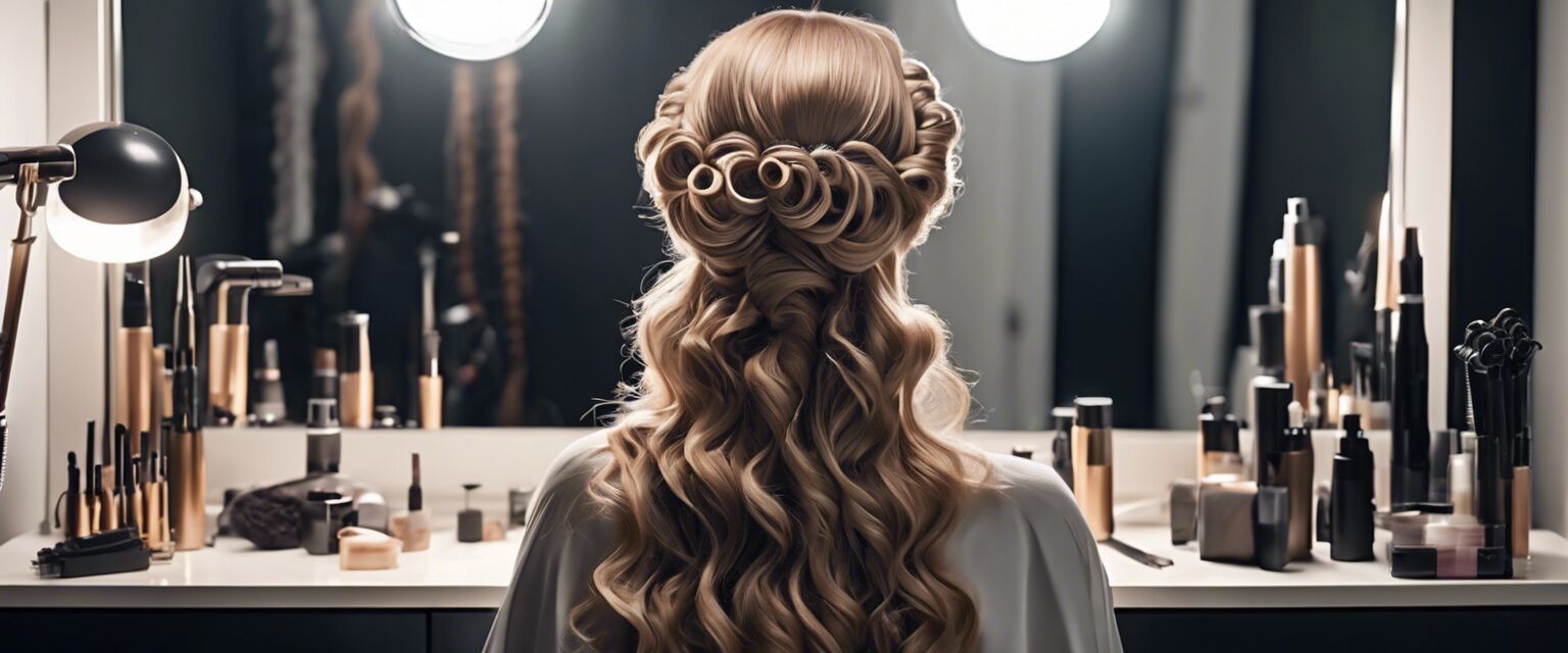 Styling hair extensions